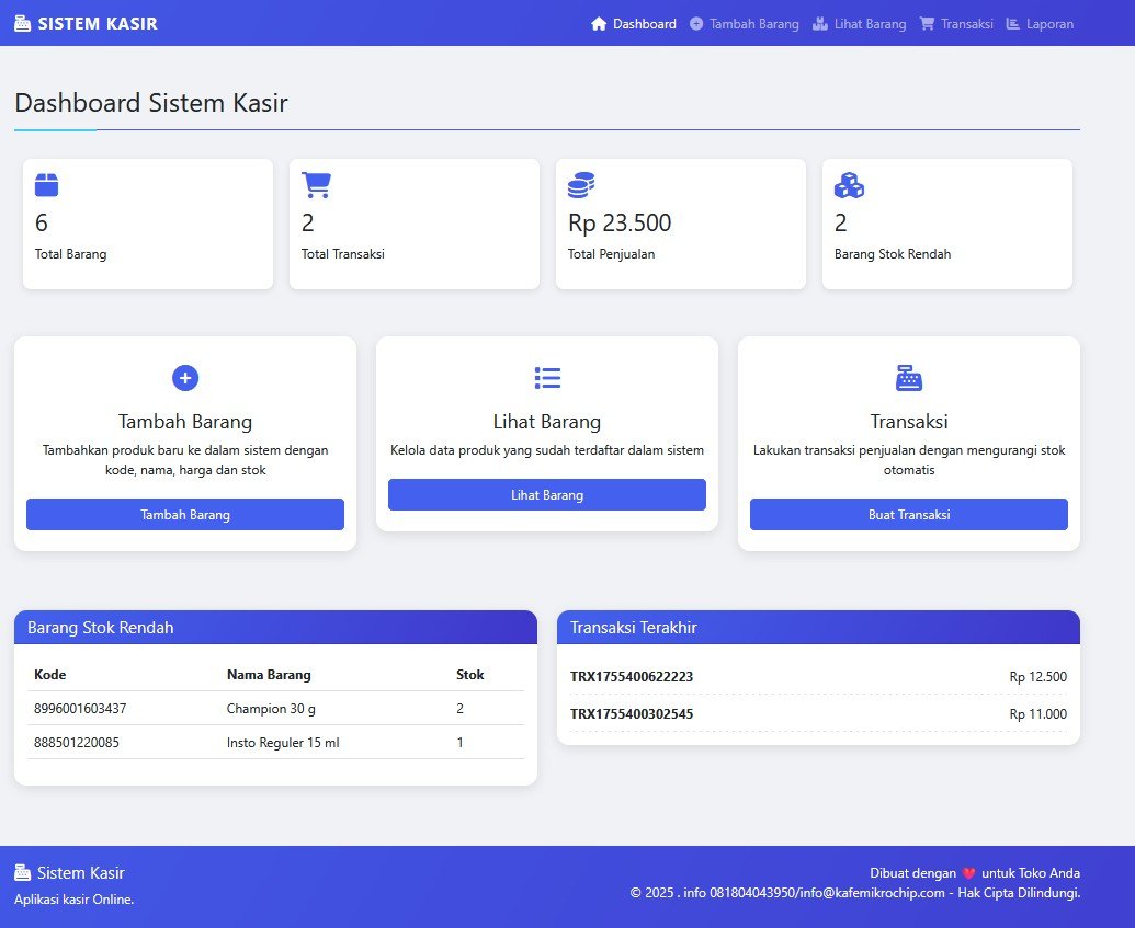 Tampilan Aplikasi POSKafe